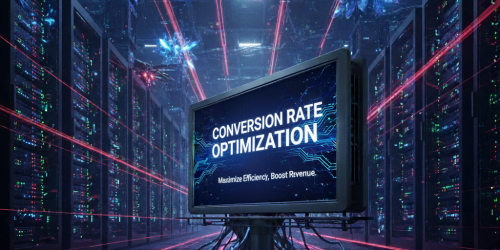 Best Digital Marketing Manager in Calicut, written conversion rate optimization on the screen